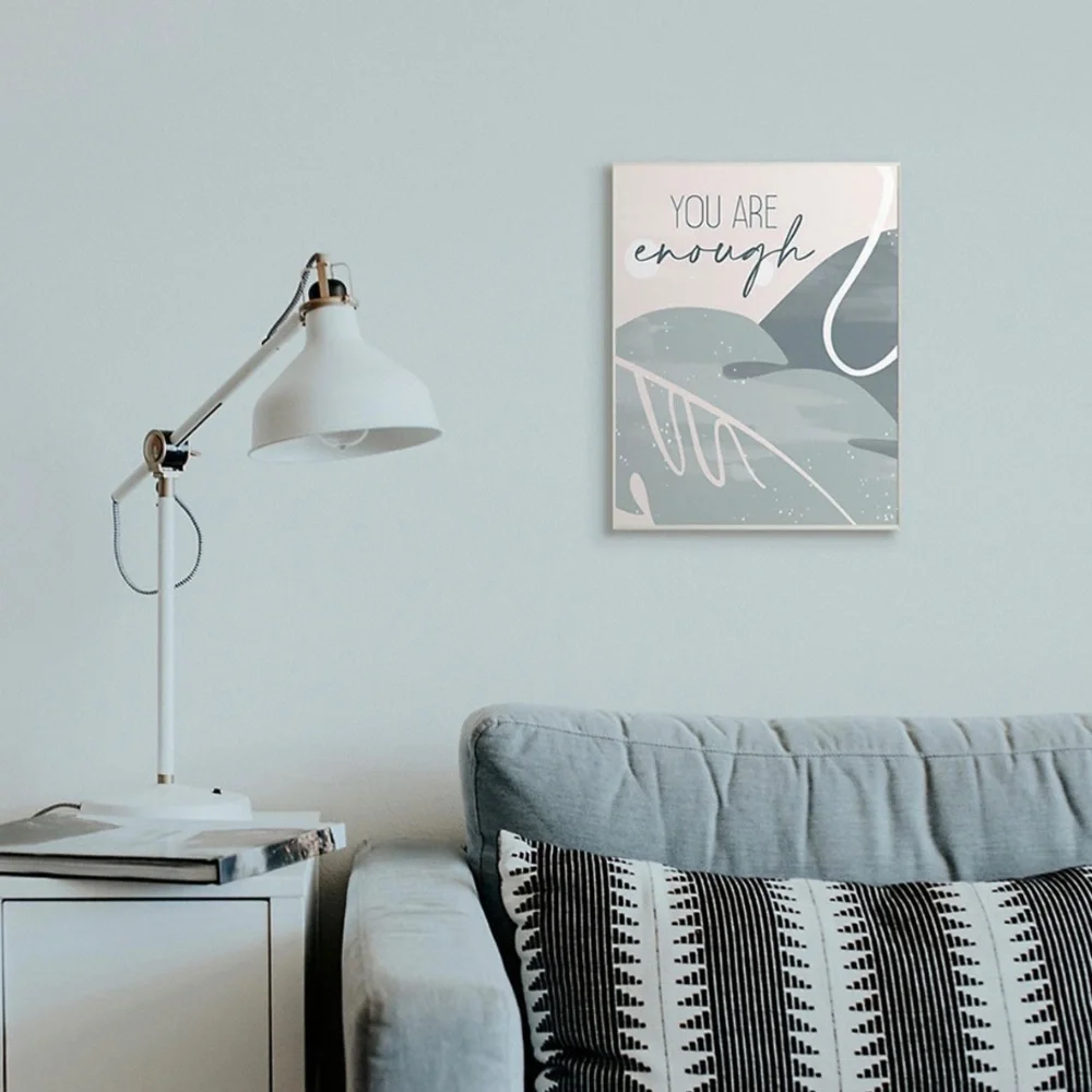 Stupell | Wall Decor | Stupell Home Decor You Are Enough Phrase Soft ...